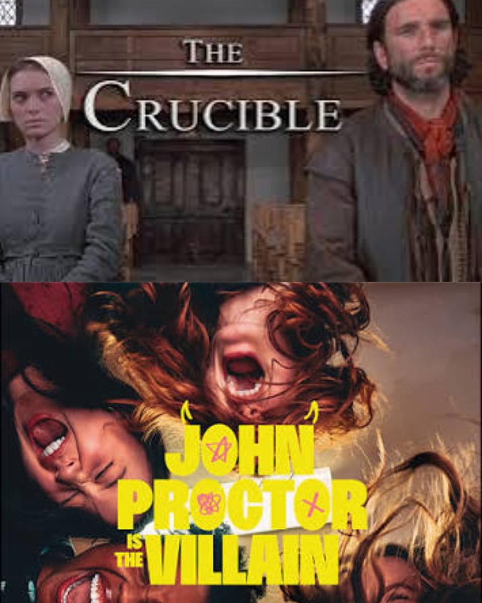 cyrine3's tweet photo. On its surface a tale of witch hysteria, Arthur Miller’s The Crucible was written to critique of a https://t.co/il0jLHpU6k