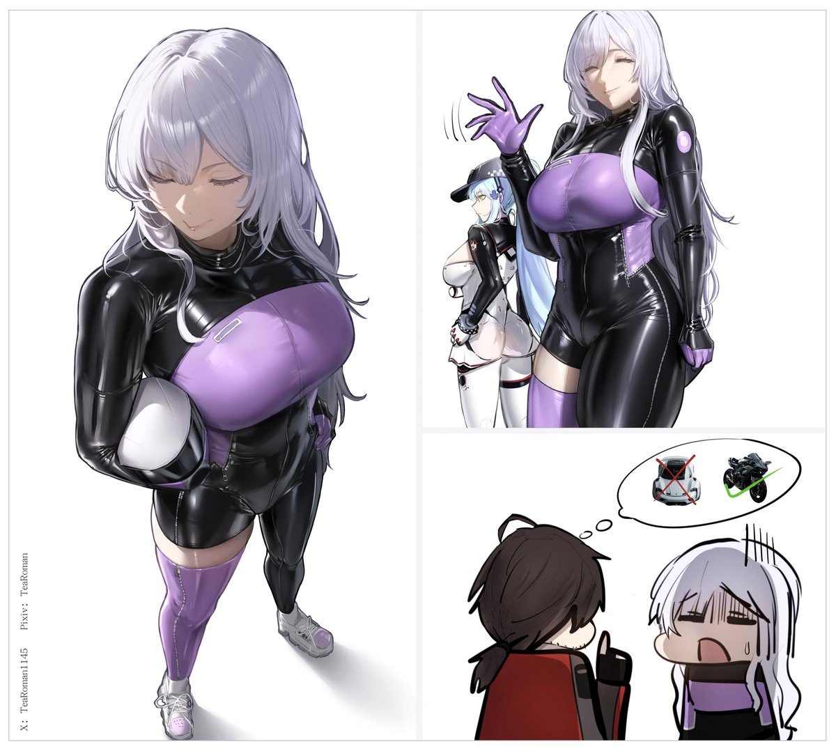 TeaRoman1145's tweet photo. 唉？原来是这样吗？
#GirlsFrontline2Exilium https://t.co/M9U2Fks61c