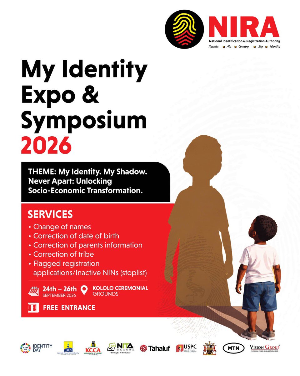 NIRA_Ug's tweet photo. NIRA WEEKLY HIGHLIGHTS

1. Unveiled the Identity Expo and Symposium

We officially launched the Identity Expo and Symposium, which will be held in commemoration of International ID Day. During the event, NIRA will be joined by URA @KCCAUG, @BOU_Official, @NITAUganda1, @USPC_LTD and other partners to provide their respective services at the venue.