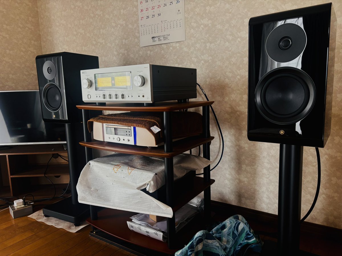 maxaudio_'s tweet photo. 【小倉本店】
先日福岡県某所にヤマハのスピーカーNS-800Aをセッティングして来ましたよ‼️ヤマハならではの繊細なピアノの音色は素晴らしいですね‼️
#マックスオーディオ #maxaudio
#オーディオ専門店 #福岡
#ヤマハ #YAMAHA #スピーカー https://t.co/AtzVs1P0hq