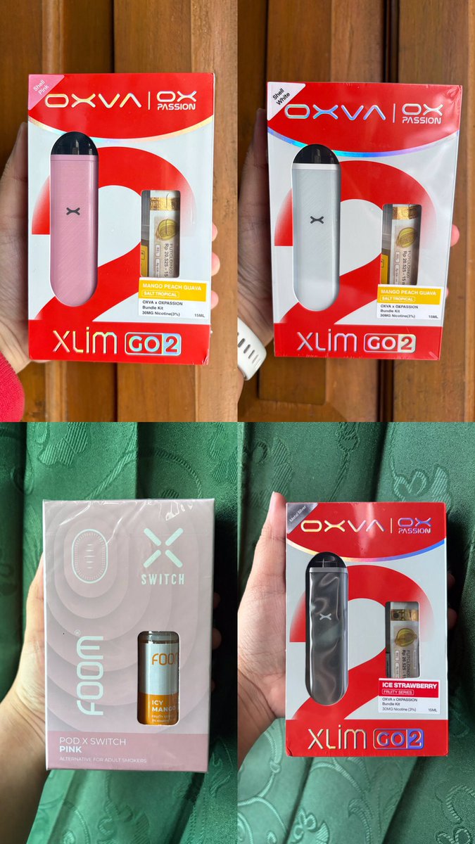 priencesy's tweet photo. Update stock nih #zonauang wts pod oxva xlim go 2. Order ke @sukaaroti 💓 https://t.co/xE0P5RLd3S