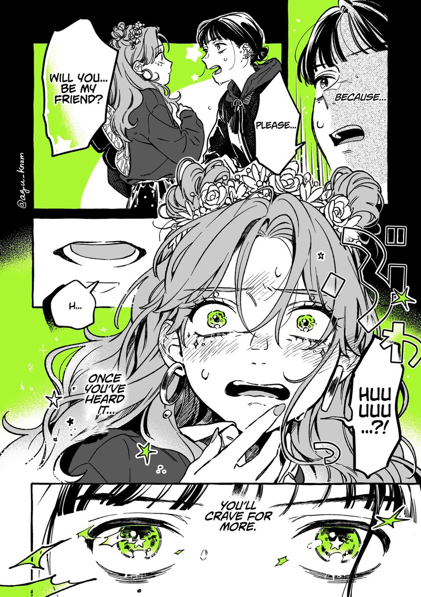 kyoruyeye's tweet photo. “will you be my friend?” to “will you marry me” the green yuri pipeline… https://t.co/V3uq2jAFYi