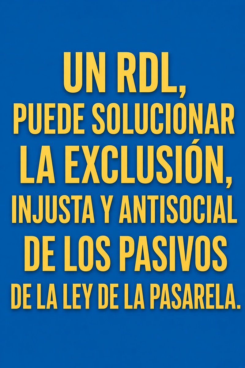 lawyermalaga's tweet photo. Ministra @SaizElma,no olvidamos la injusta salida de los pasivos y enfermos de la ley de la pasarela al Reta.
Al frente del @inclusiongob,tiene el deber de poner solución a la situación de desprotección que vienen sufriendo,ignorada por la Abogacía institucional y gobiernos.
URGE https://t.co/aIEYrtGqtv