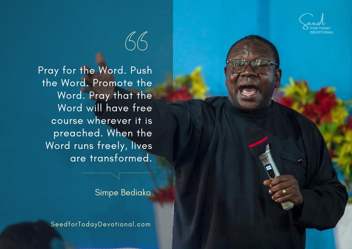 HighCityChurch's tweet photo. Stand Up For Kingdom Advancement

Kingdom advancement requires prayer, for the Word to spread freely, for God’s messengers to be protected, and for those who hear the truth to obey it.

Read today's Seed for Today devotional: https://t.co/E2MVWJvzsh https://t.co/eOievyWZ6z