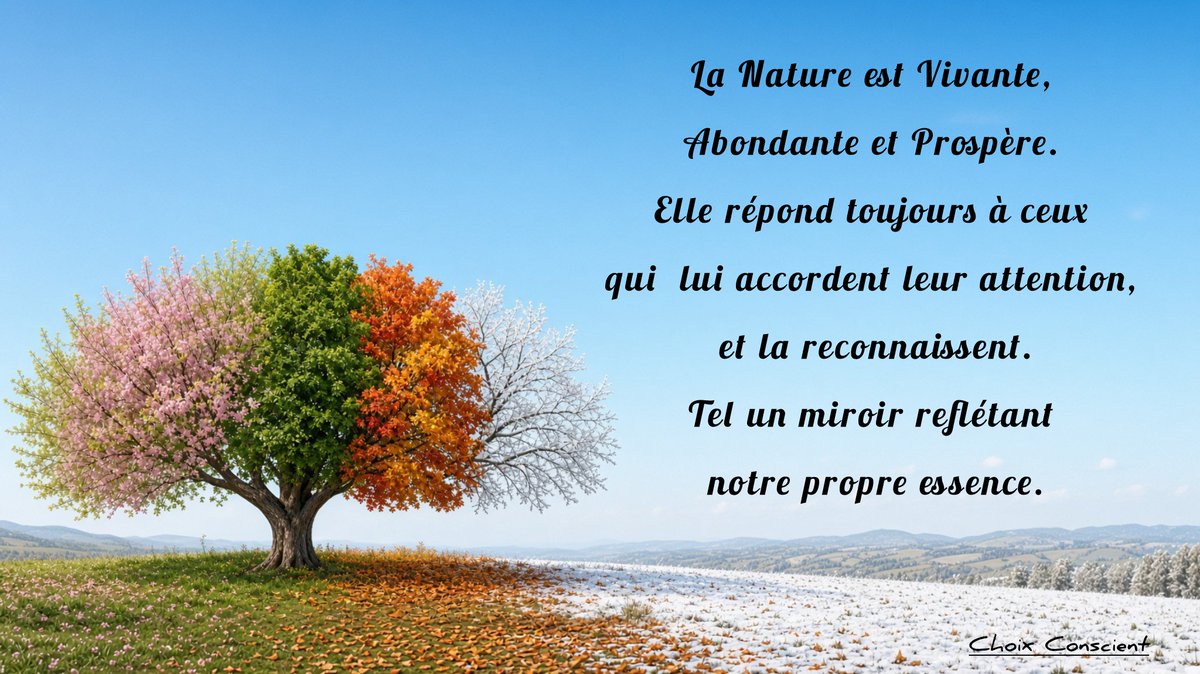1ChoixConscient's tweet photo. #Attentif #Reconnaissant #Miroir https://t.co/pClm7NU3Vi