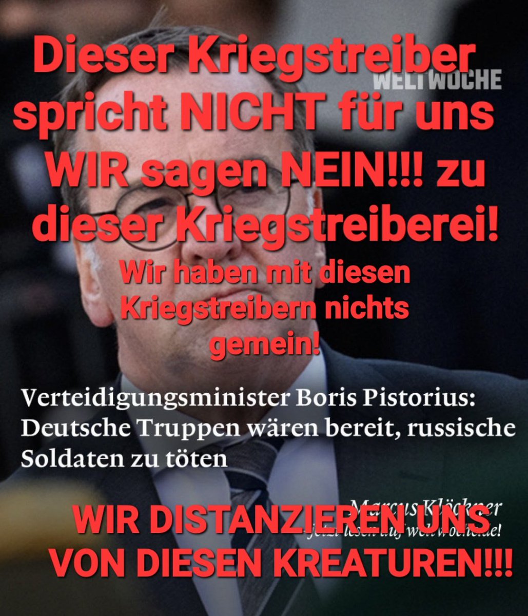 IchLeilaRuth's tweet photo. Bringt diese Kriegstreiber endlich zum Schweigen!!!
#Feindstaatenklausel 
Wir haben mit denen nichts gemein!!!
Wir wollen Frieden und sind im Frieden mit Russland.
@RusBotschaft
@realDonaldTrump 
@SecRubio
@GenFlynn
@VP https://t.co/muMU79hrLc