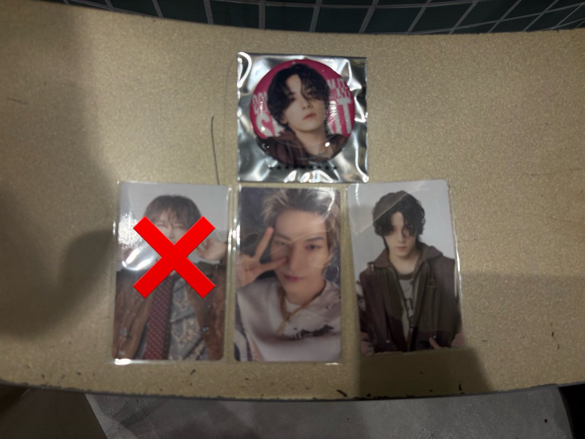 m1211cha's tweet photo. JO1 109 AUTUMN CAMPAIGN POPUP STORE 2026  ポップアップ 交換　

【求】與那城167＞佐藤167
        缶バッジ 佐藤
【譲】川西165、金城168
        缶バッジ 川西
異種でも構いません

本日渋谷での交換可能です。
お気軽にお声掛けください。
#JO1 #JO1交換 https://t.co/6nKuKZNs91