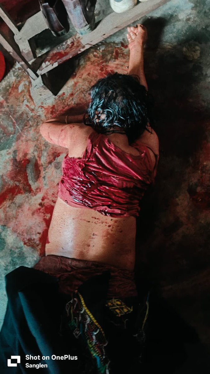 samkhongsai_'s tweet photo. 📍L. Tollen, Tamenglong Manipur | 14 Sep 2026 | Disturbing visual alert 🚨 
This morning, to mark the day they massacred hundreds of Kukis, NSCN(Muivah) terrorists brutally murdered a woman &amp; mercilessly shot a father &amp; son. This is a grim reminder of their endless atrocities. https://t.co/HvbFghEXvV