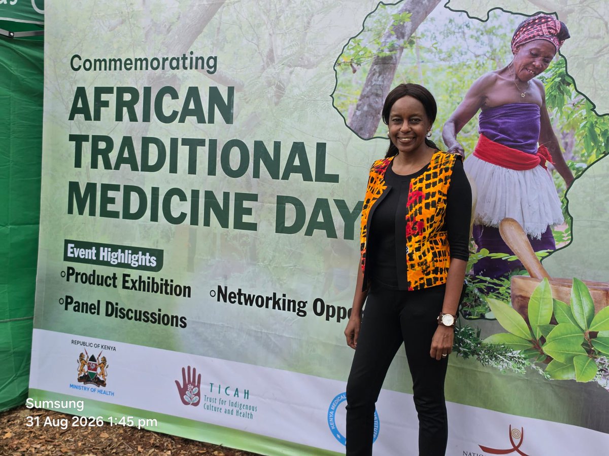 NancyChege_'s tweet photo. Kenya commemorated African Traditional Medicine (ATM) Day on 31 August 2026 @KEMRI_Kenya Nairobi Campus under the theme, “Strengthening African Traditional Medicine through Research, Regulation and Integration for Universal Health Coverage (UHC)." https://t.co/cSIRwd3Og5