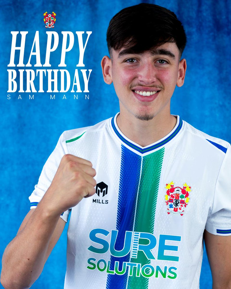 TranmereRovers's tweet photo. 🎂 Happy Birthday, Sam!

#TRFC #SWA https://t.co/JD7DYPdg64