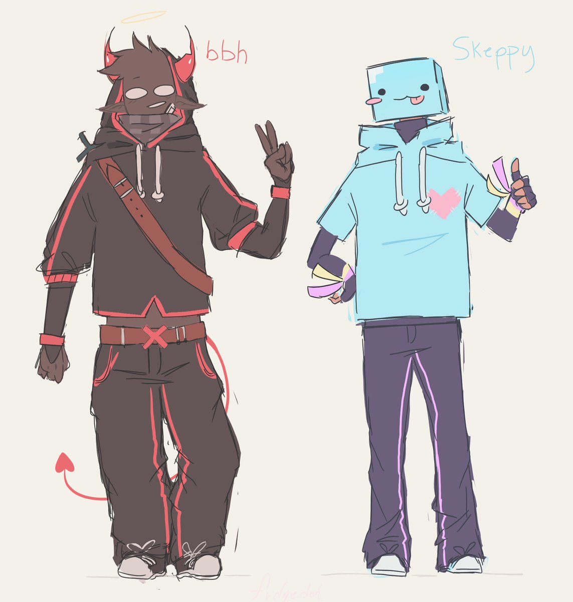 fudgedoh's tweet photo. #badboyhalo &amp; #skeppy https://t.co/2yInxMBNrY