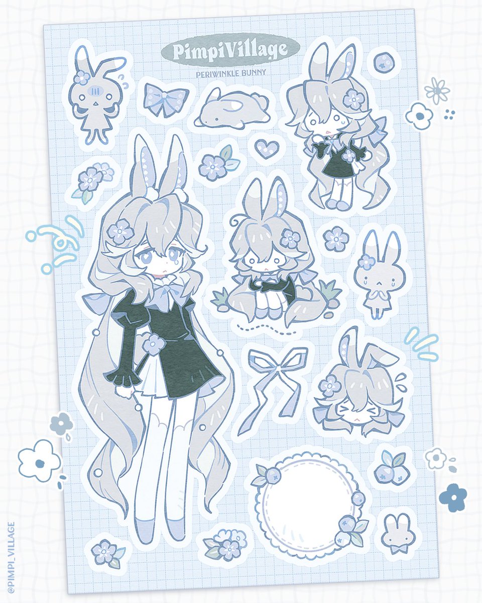 Pimpi_village's tweet photo. 10월 문구전에 가져갈 토끼들 스티커 🐇 https://t.co/AxSgxrOO9a