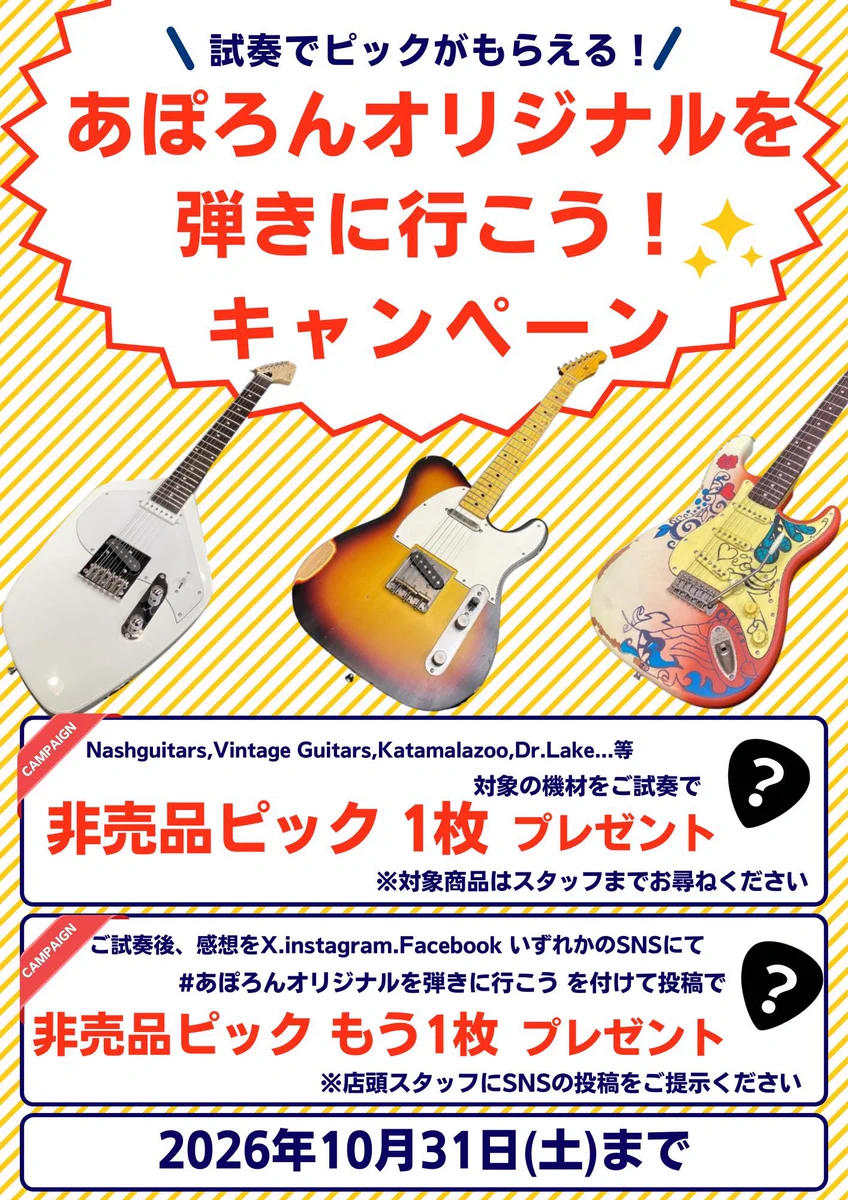 ちょっと面白い楽器店あぽろん on X: 