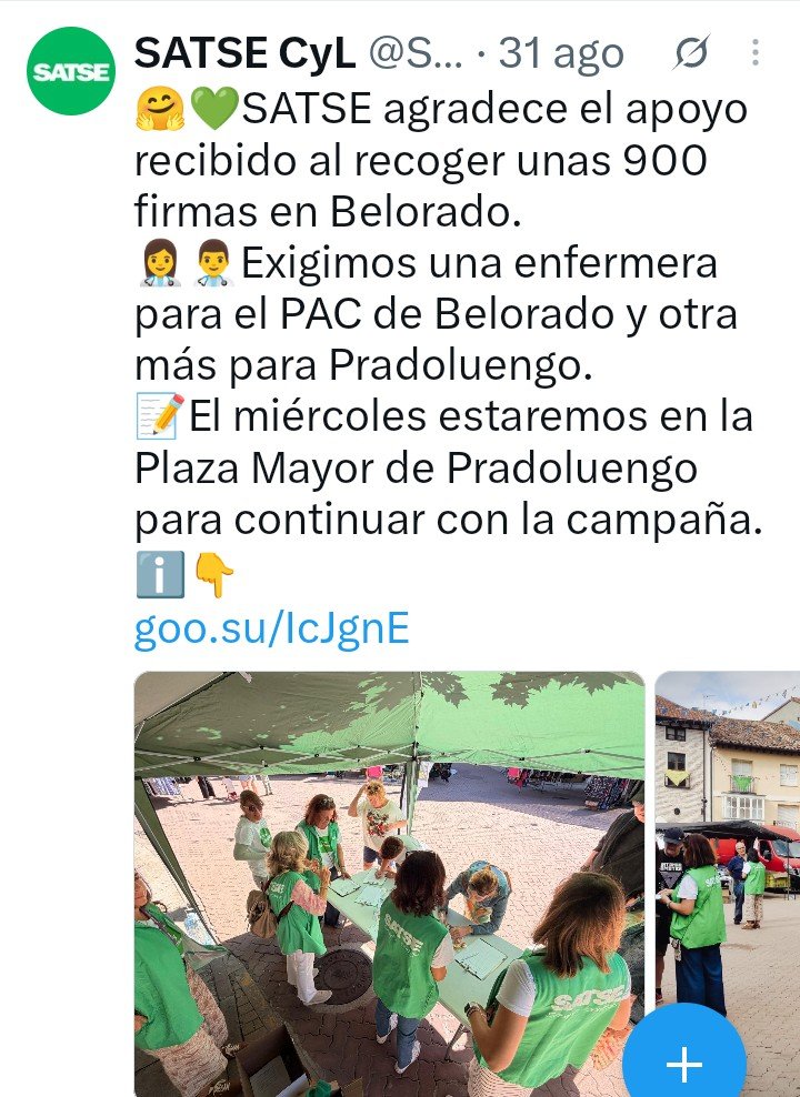 Via_Burgalesa's tweet photo. LOS IMPUESTOS SON PARA SANIDAD
👉 El sindicato de enfermería @SATSE_CyL recogió firmas en Belorado (900) Pradoluengo (700) y Lerma (1000) para pedir a sus MAJESTADES LOS REYES MAGOS de @jcyl que pongan 2 enfermeras en esos pueblos
👉LUEGO NOS EXTRAÑAMOS DE QUE HAY DESPOBLACION😡 https://t.co/gWn7mXneo5