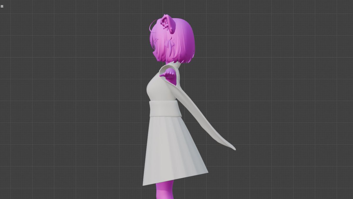 4yo_usio's tweet photo. 昨日から始めた衣装制作がとても順調
モデリング楽しい https://t.co/fN2T1HtIFe