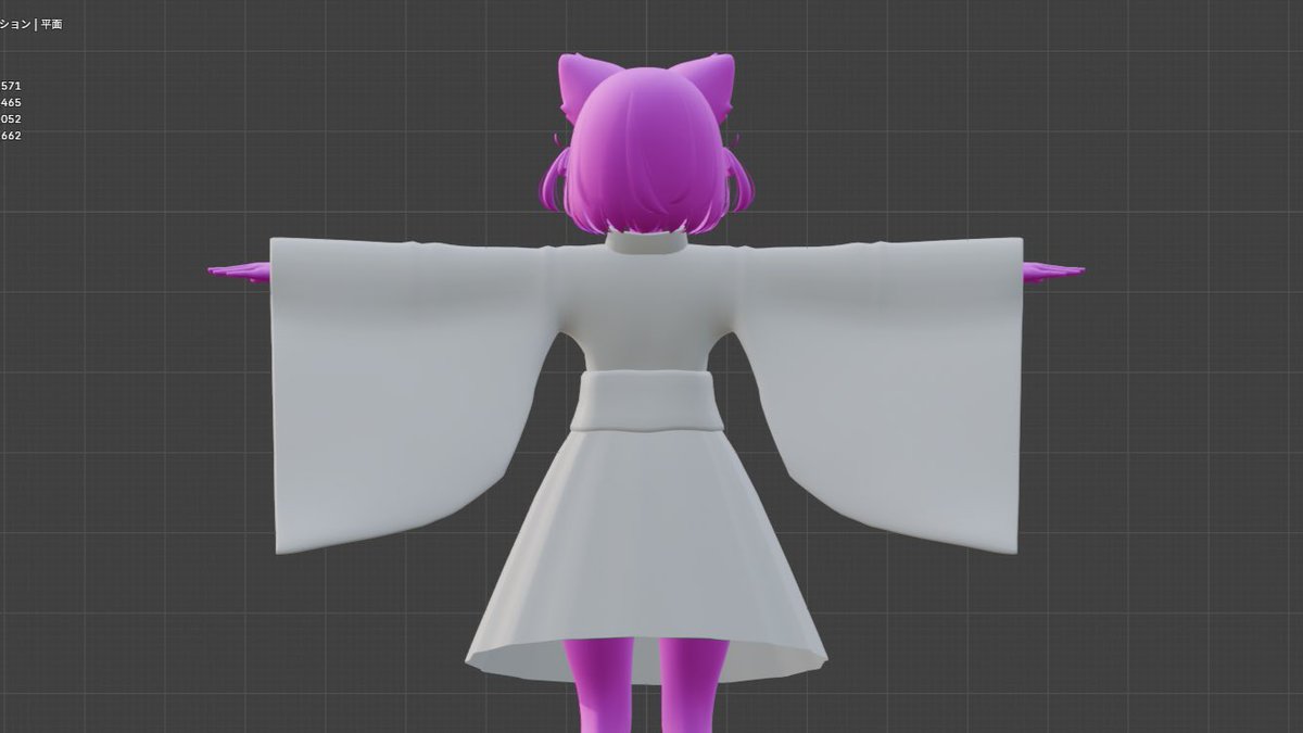 4yo_usio's tweet photo. 昨日から始めた衣装制作がとても順調
モデリング楽しい https://t.co/fN2T1HtIFe