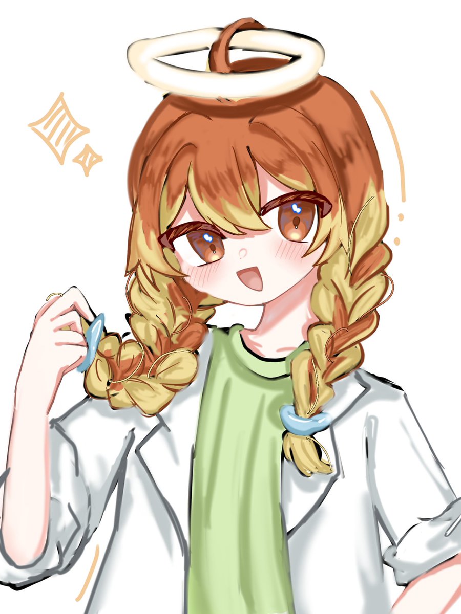 Sotodetakunai12's tweet photo. 三つ編みメテーヲ
#メテメテアート https://t.co/q275xyRRkf