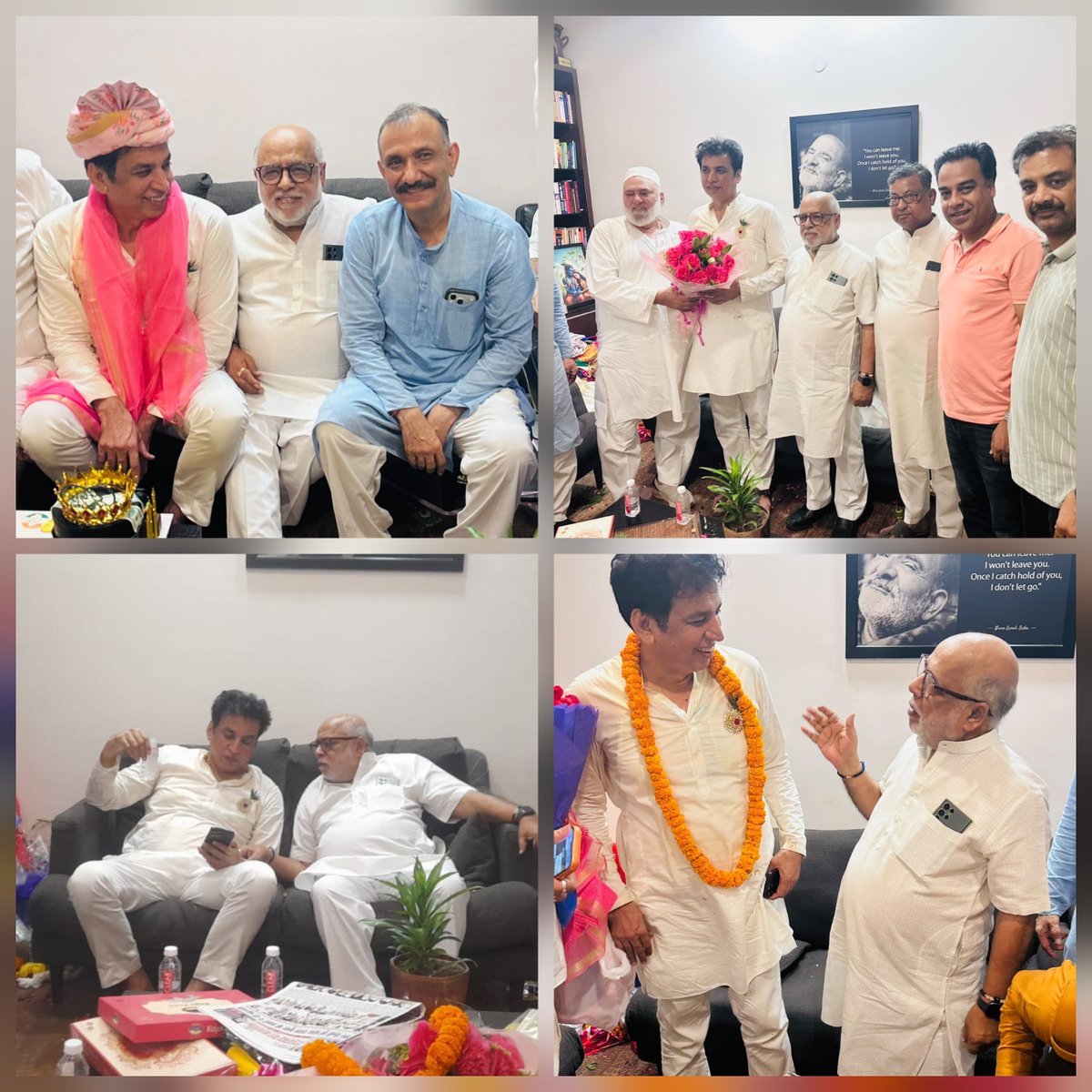 hsgmla's tweet photo. दिल्ली काँग्रेस अध्यक्ष श्री देवेन्द्र यादव को उनके निवास स्थान पर जन्मदिन की बधाई दी. https://t.co/dyNiJ3h21y