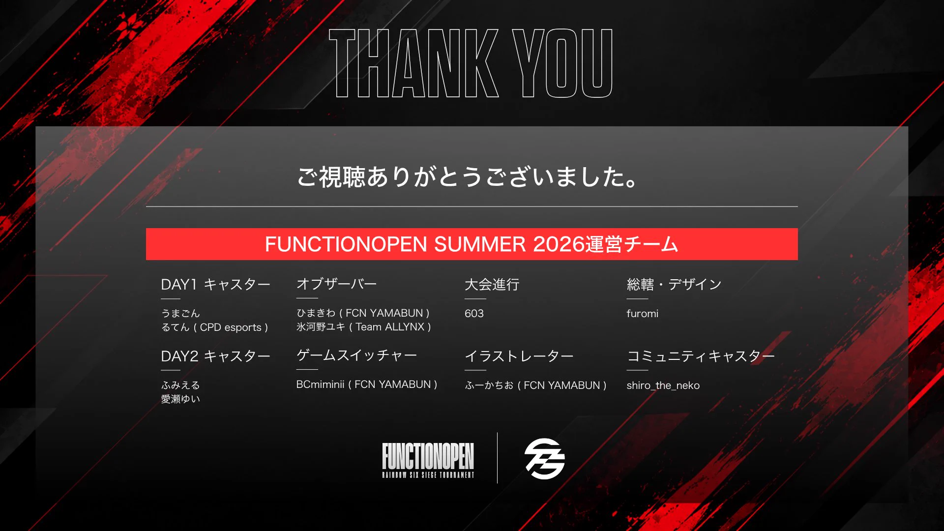 黒猫みみにぃ/FUNCTION KYOTO on X: 