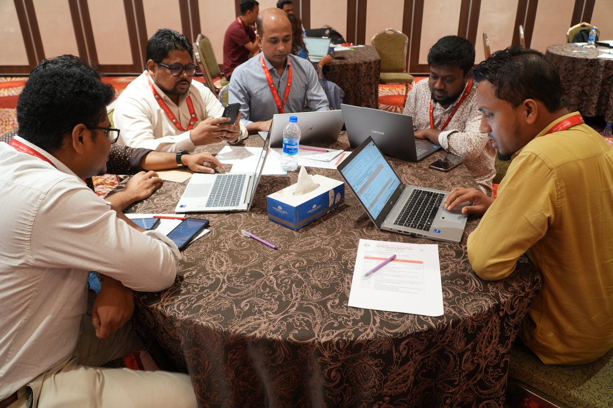 BDRCS1's tweet photo. Stronger Evidence. Greater Impact.
A day-long workshop on Planning, Monitoring, Evaluation & Reporting (#PMER) was held for PMO staff in #CoxsBazar.
@BDRCS1, with @ifrc support, conducted the workshop to strengthen results-based reporting system.
#PMER
#ResultsBasedManagement https://t.co/30T2ApgIcq