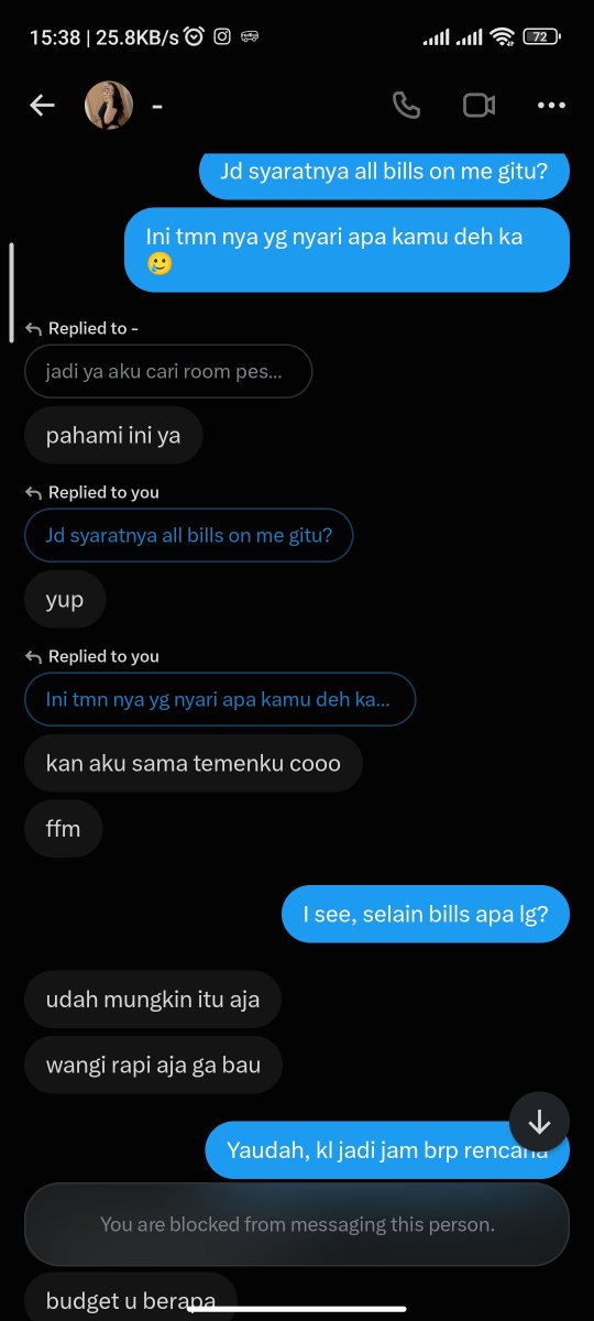 urcouplefantasy's tweet photo. Buat para pemula nih (ya w jg si hahah) jgn gmpng tergiur dgn ajakan event ya.

Cthnya akun ini @aniesa8879 (tbtb skrg diblock)

Bisa diliat ss, dia post cri M utk 3s (entah ffm/mmf awalnya blm jelas) sabtu siang w br liat mlm, mgkn buat malming, mkny nny dl msh nyari atau ga https://t.co/gHTxkEoHYS