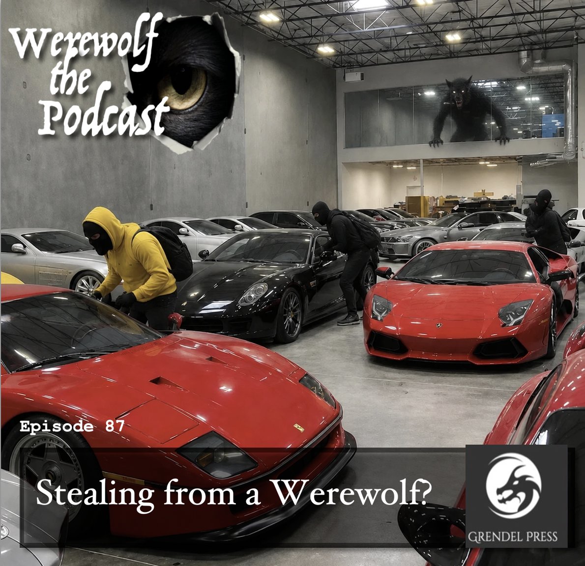 AWerewolfsStory's tweet photo. Wondering where to start with the #Internets best weekly #Werewolf related #Drama? You can start here when thieves decide to break into a #monsters house.
#Episode 87 on all good #platforms or follow link to Spotify.
https://t.co/4P7yPzQ1P3 https://t.co/BySR8ejbo4