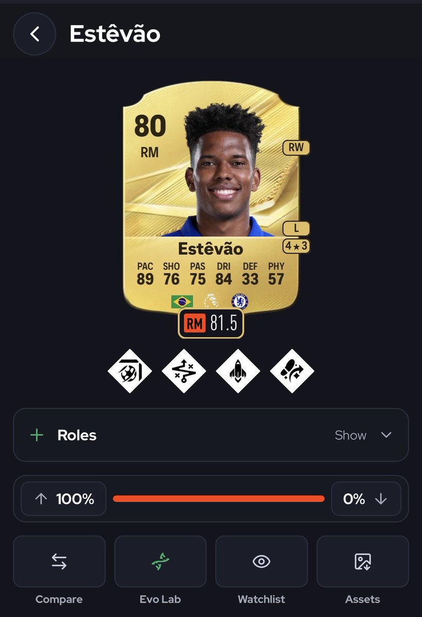 elmeritadepm's tweet photo. TOP 4 💎  CALIDAD PRECIO PARA FC 27 

Cartas que pasan desapercibidas pero sus playstiles  , stats y nacionalidades hacen que sin duda sean muy interesantes.

🏅Best option: Russo 88🏴󠁧󠁢󠁥󠁮󠁧󠁿, Low driven+,finesse,rapid, first touch.
 
🥈Barcola 85 🇫🇷 4y4, Rapid+, finesse, low driven . https://t.co/fR43xQ6lAL