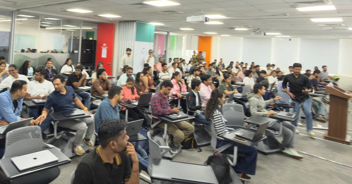 Siddhi120's tweet photo. Learned a lot at GDG Pune’s Build with AI 🚀

From Google ADK &amp; Voice Agents to Snowflake Cortex, AI Agents &amp; Text-to-SQL — great insights into building production-ready GenAI apps!

#GDGPune #BuildWithAI #AIAgents #GenAI #GoogleADK #Snowflake #LearningJourney https://t.co/VXSfIkUZEb