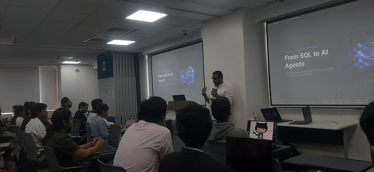 Siddhi120's tweet photo. Learned a lot at GDG Pune’s Build with AI 🚀

From Google ADK &amp; Voice Agents to Snowflake Cortex, AI Agents &amp; Text-to-SQL — great insights into building production-ready GenAI apps!

#GDGPune #BuildWithAI #AIAgents #GenAI #GoogleADK #Snowflake #LearningJourney https://t.co/VXSfIkUZEb