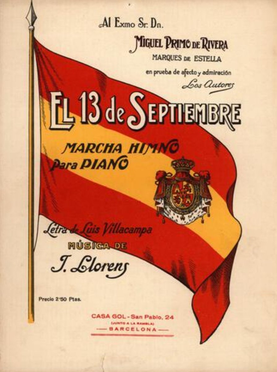 Imperatoresp's tweet photo. Hoy hace 103 años Don Miguel Primo de Rivera publicó su manifiesto y llegó al poder con el apoyo de toda la población. Honor eterno al Cirujano de Hierro, que entregó todo su ser para regenerar y modernizar España.

Breve hilo para recordar sus logros 🪡🧵 https://t.co/nIAXW8yn8I