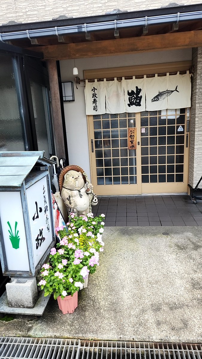 you_dissembler's tweet photo. 小政寿司@魚津、富山湾寿司。初訪問。昆布締め・シマアジやヒラマサなどの白身に加え、赤いか・のどぐろ・白エビなど大変贅沢な富山の海の幸を盛った名物。お造りは柔らかく、それでいて旨味が強い。白エビは貴重なむき身で提供。更に、こちらはセットでぶり大根も提供される。 https://t.co/FyjBvrZheG