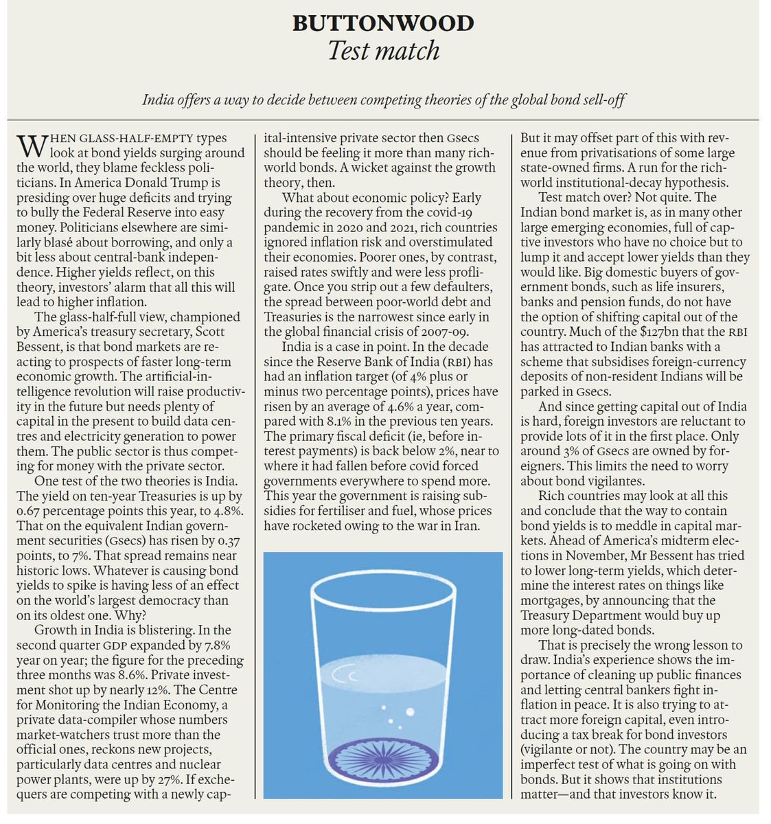 VertigoWarrior's tweet photo. You know the economic management is an absolute masterclass when even the most cynical critics of the Modi govt concede that India is doing it right.

Halving the decade's average inflation and keeping the primary deficit under 2% takes incredible resolve. 

FM @nsitharaman took the unfair, bad-faith criticism on the chin and just kept delivering results. 
India's fiscal roadmap is officially the global standard.