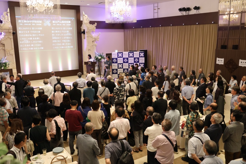KonshinSoukai's tweet photo. 遅くなりましたが、2026年度 城北会懇親総会のご報告です📢
「戸山祭とともに刻む、記憶と再会」をテーマに、戸山祭との中継も交えて多くの卒業生が交流、楽しいひと時を過ごしました♪

ご参加いただいた皆さま、ありがとうございました！
実行委員会（S60年卒）一同
#戸山高校 #城北会 #懇親総会 https://t.co/U7JmPaaeT4