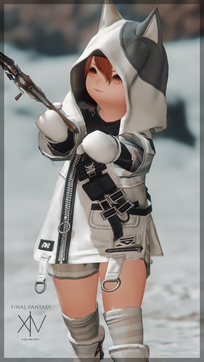 leaf_lala_ff's tweet photo. TLで見かけた猫ちゃんコーデは漁師のミラプリにしました🎣 https://t.co/6YOqqyc6rP