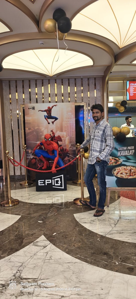 SathyamPonnam's tweet photo. What an amazing movie experience with #sathyamponnam and #sathyanandh at Art Cinemas! 🤩 So much fun! 🎬🍿 #MovieTime https://t.co/o4rn5kOZal