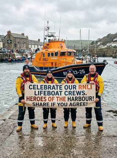 DavidLouisPrice's tweet photo. Your reminder that people who volunteer for the RNLI are heroes. https://t.co/otMqt8a2Ww