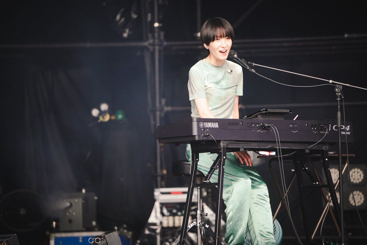 nisshoku_info's tweet photo. 09.13(日) 千葉・蘇我スポーツ公園

ROCK IN JAPAN FESTIVAL 2026
#RIJF2026 #ロッキン

#日食なつこ HILLSIDE STAGE🎹💥

お越しいただいた皆様、
誠にありがとうございました!!

⚡️Band members ⚡️
Vocal and Piano：日食なつこ @NSN58 
Guitar：沼能友樹 @tomoki_numano 
Bass：中山拓哉 @ikatakoya 
Drums：komaki @komaki1986