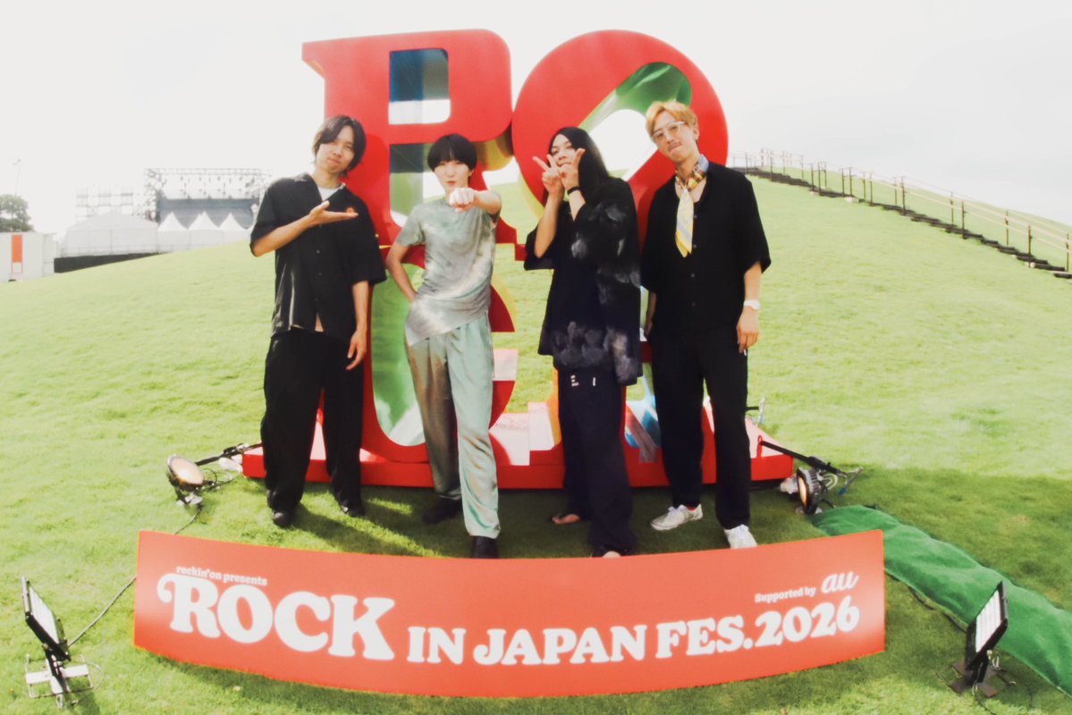 nisshoku_info's tweet photo. 09.13(日) 千葉・蘇我スポーツ公園

ROCK IN JAPAN FESTIVAL 2026
#RIJF2026 #ロッキン

#日食なつこ HILLSIDE STAGE🎹💥

お越しいただいた皆様、
誠にありがとうございました!!

⚡️Band members ⚡️
Vocal and Piano：日食なつこ @NSN58 
Guitar：沼能友樹 @tomoki_numano 
Bass：中山拓哉 @ikatakoya 
Drums：komaki @komaki1986