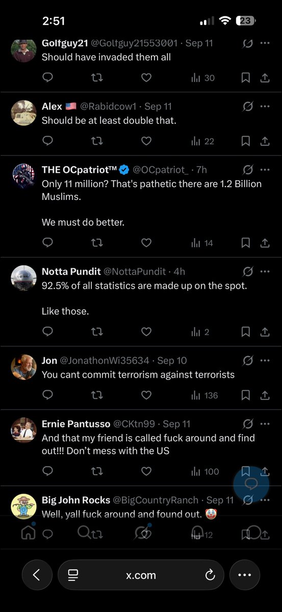 greanbeam23's tweet photo. @JamesTate121 They are absolutely disgusting, claim to be Christians with all that hate in them. This is the response you get for stating past years weve killed millions of muslims in different countries. https://t.co/9XRECJHGBM