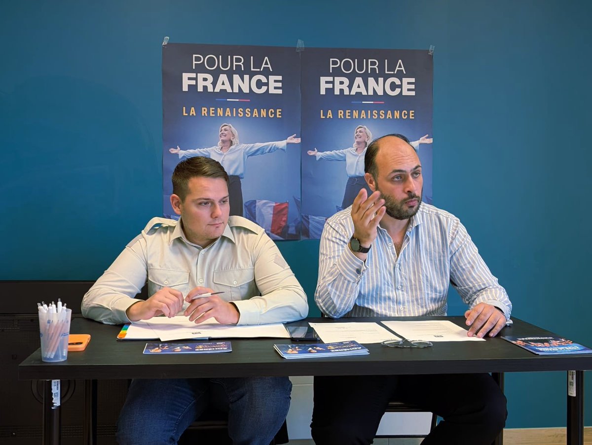 GauthierBouchet's tweet photo. Pour la France, la renaissance ! Aux côtés de @BastianMaldiney et de nos cadres locaux pour le bureau départemental de rentrée du RN de la Loire-Atlantique, à Donges. https://t.co/gOYz3rVrhr