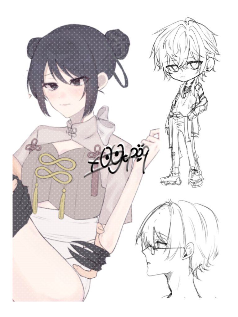 x_0gtpoq's tweet photo. キャラデザに自信のある方、コテキャラ様or推し様を貸してください（ ᵕ̩̩ ᵕ̩̩ ）

♡/RT/💬にて

※サンプルに使用します
※版権キャラ、オリキャラ、夢創作、V体などなんでもOK

#無償夢絵企画 #イラスト企画
#夢絵企画 https://t.co/Lk5SAsooGM