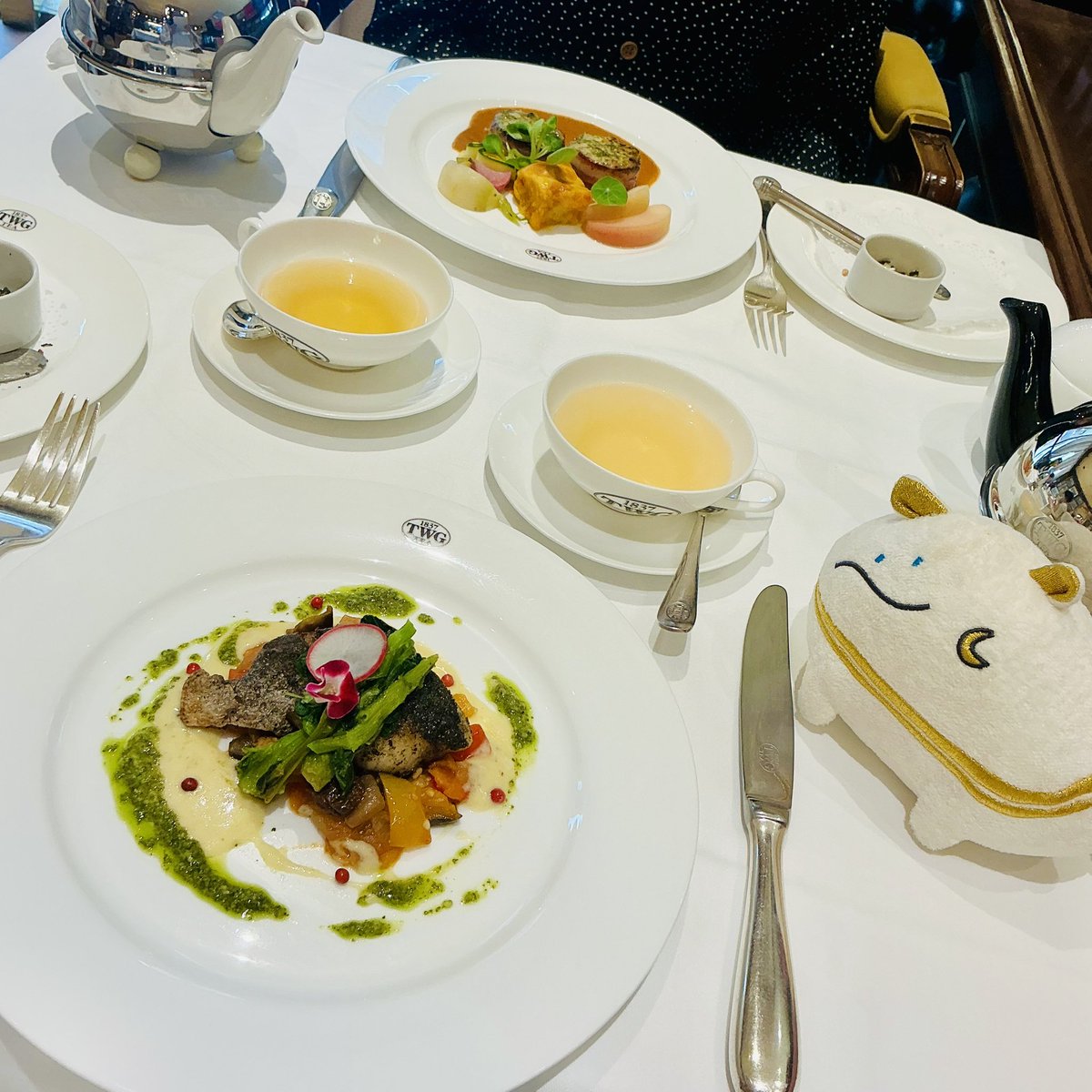 Maple972182's tweet photo. 近くの席になることが多い女子民の方と自由が丘のTWGでランチティーをしました🫖
お茶はシークレット オブ ヴェトナム ティー。テロワール由来による蓮の香りが華やかで澄んだお味の青茶です。
夕方までお散歩しながらのんびりとお話しできて楽しかったです。

#217find #ばすてとさんぽ #うぃ茶房 https://t.co/YAwl1Ule9d