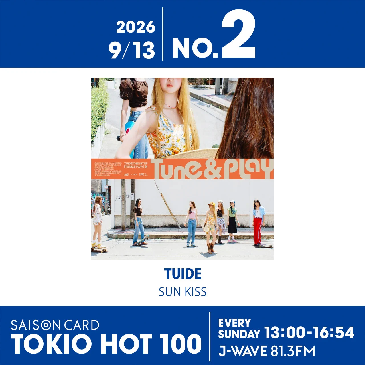 J-WAVE TOKIO HOT 100 on X: 