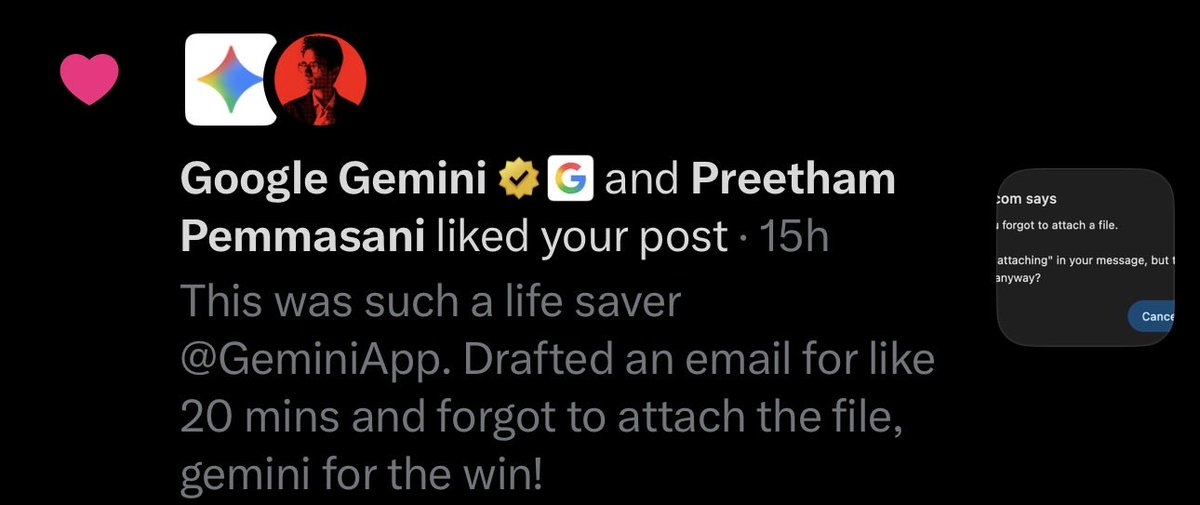 flcrom's tweet photo. Damn, Is this common on twitter ??! 1 of the 2 likes i got was from gemini https://t.co/b9Lz7Ay1Sx