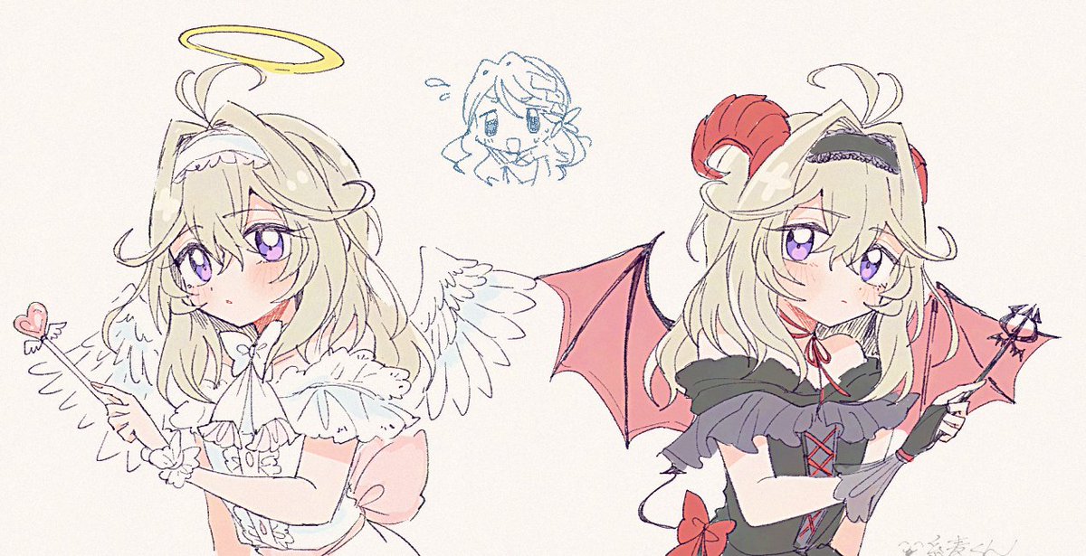 1106gi_ugis794's tweet photo. 😇👿 https://t.co/9D8G24pcBN