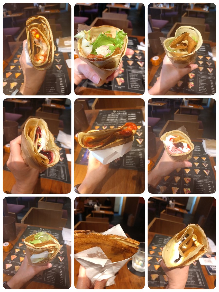 ussamn's tweet photo. これは今日のおいしいクレープたち https://t.co/pj8GvJwCPj