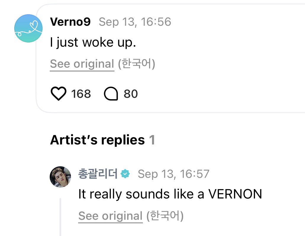 minghaocheoI_'s tweet photo. COUPS SAYING OP SOUNDS JUST LIKE VERNON 😭😭😭😭😭😭 

cute shajwjajsj https://t.co/OfSsKPIPen