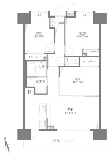 RERAgency's tweet photo. 最上階11階×南向き住戸！2026年8月新規リフォーム完了の快適3LDK】

西武池袋線エリアで心地よい暮らしを叶える「プラゼール練馬高野…
#RERAgency株式会社 #練馬区 #高野台 #中古マンション #不動産
https://t.co/bPccGpkRm0 https://t.co/UHHRmGPOCb