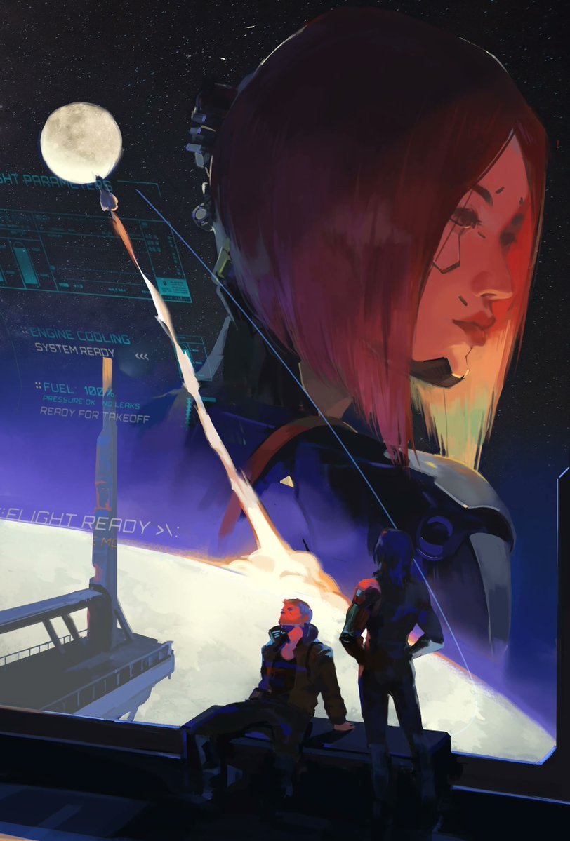 ArtShareHQ's tweet photo. 🎮 Fan art / Cyberpunk 2077 · "The Killing Moon"

— @dar_puppy https://t.co/MImAJ7il8t