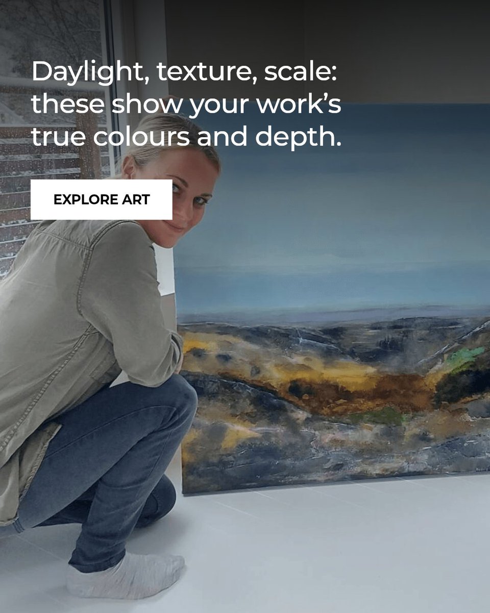 egenartists's tweet photo. Colour shifts online. Texture flattens. Scale shrinks.

Show your work with real lighting, close crops, and room shots.

See the new work

Explore Art https://t.co/tNGqHqlCjg https://t.co/INstvQYUh2